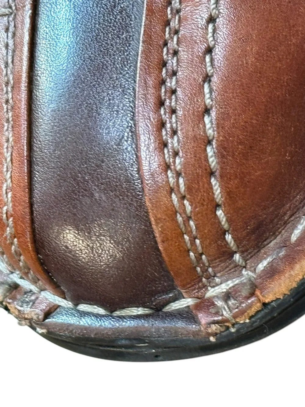 Clarks Touareg Leather Casual Oxford Shoes Brown Two-Tone 9.5 M Comfort Laves